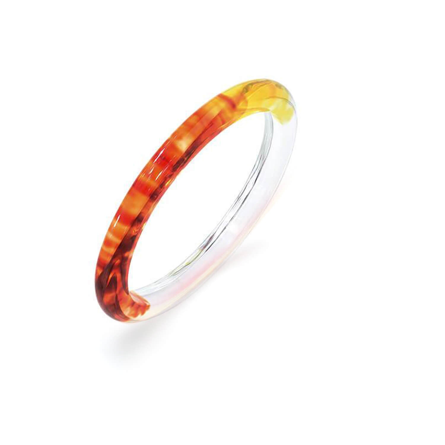 Tie Dye Slip On Lucite Bangles See size chart under “more details”