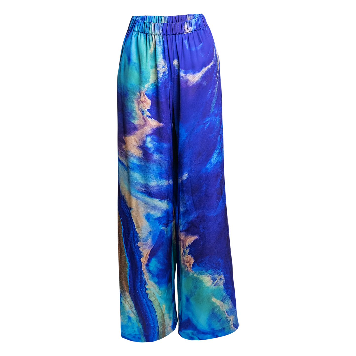 Melissa Elastic Waist Wide Leg Pant